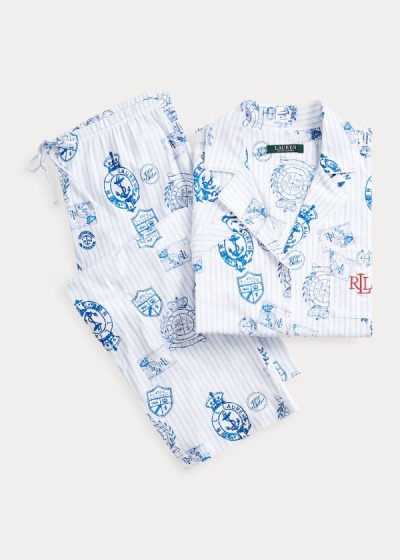 Dámské Pyžamo Ralph Lauren Nautical Cotton - 52147-IGBA